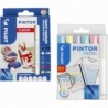 PILOT Pintor tuscher, pastelfarver, standardfarver, 12 stk./ 1 pk. 1